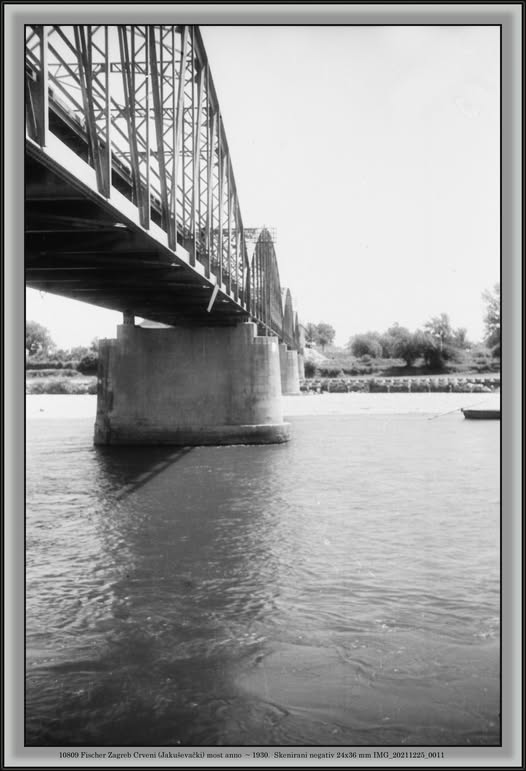 Crveni most 1930. godine. Skenirani negativ